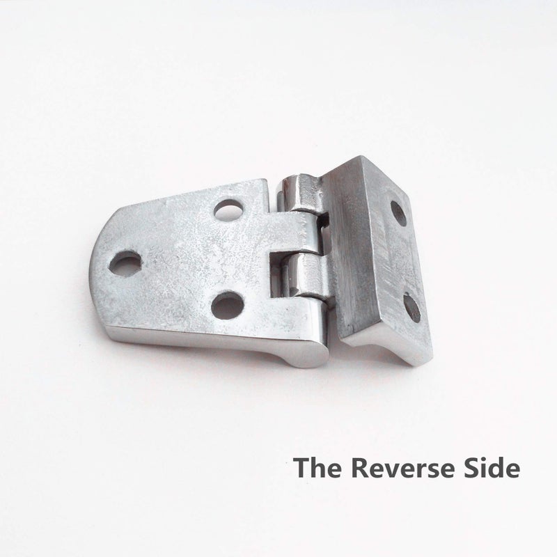 NRC&XRC Heavy Duty Marine Grade 316 Stainless Steel Offset Short Side 2-1/5" x 1-1/2" Casting Hinges (Pair) 3/16" Thinckness for Door, Cabinet of Boat, RVs - Image 4